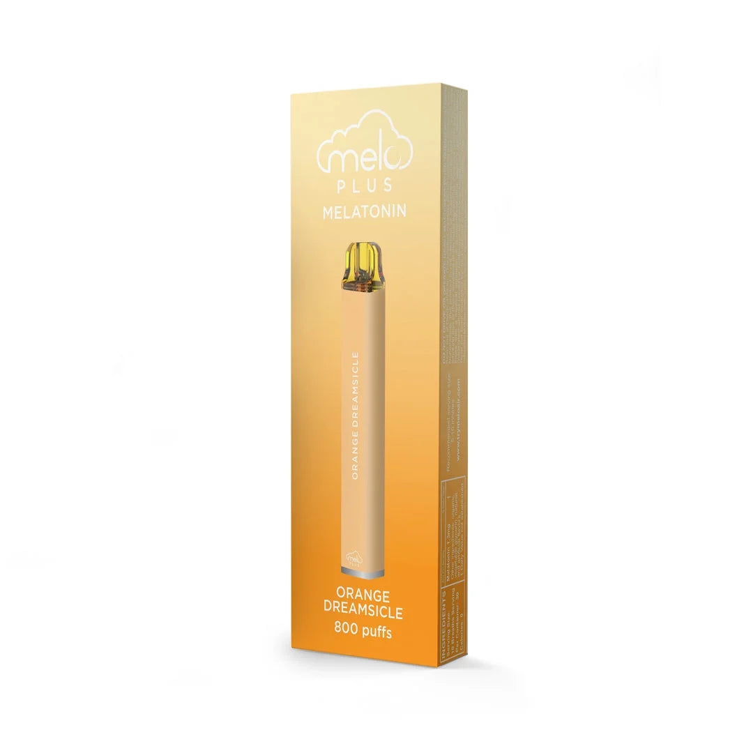 plus Melatonin Diffuser, Orange Dreamsicle - 800 Puffs | 0% Nicotine, Vegan, Sugar-Free, Gluten-Free Aromatherapy
