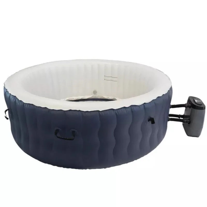 Inflatable Jacuzzi Spa Pool Heated Surf Pool Bubble Health Pool Folding Courtyard