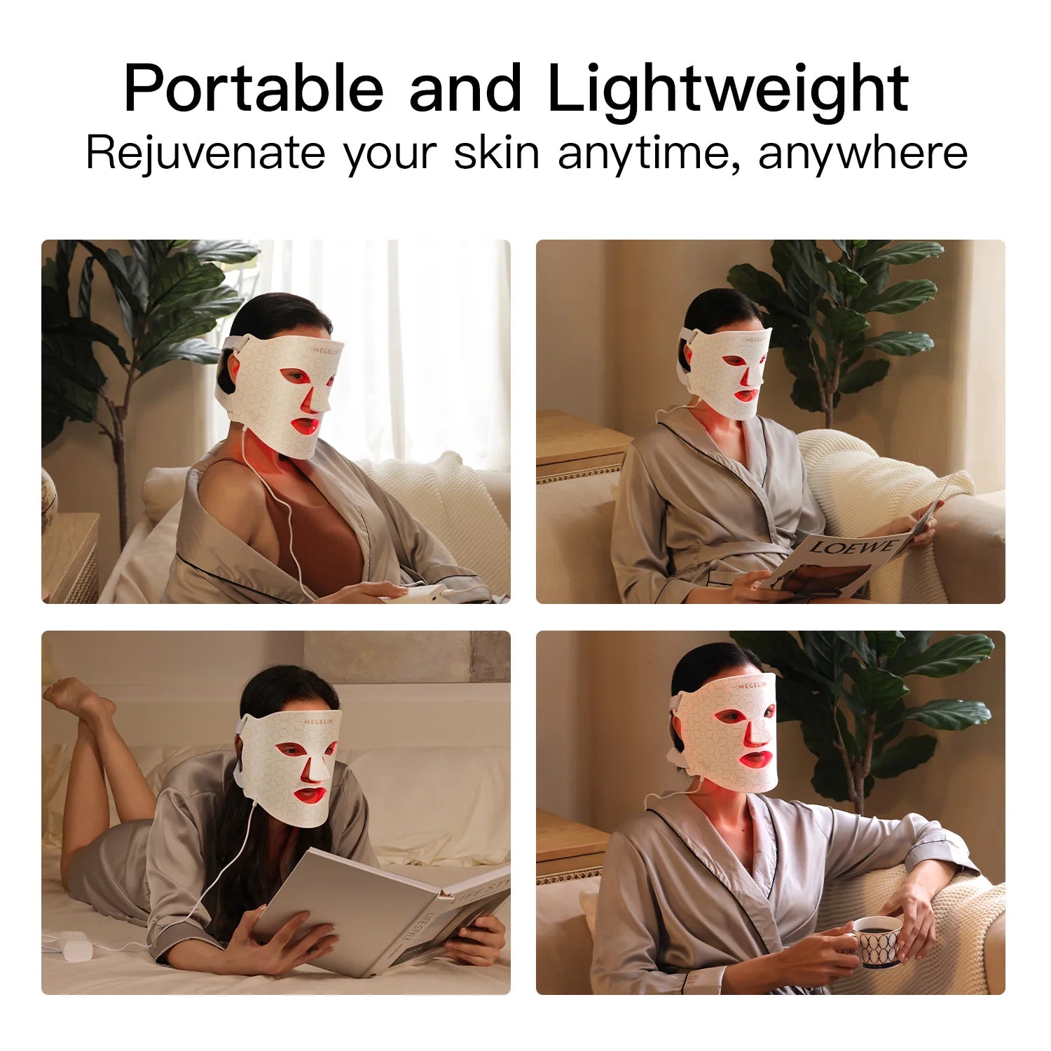 LED Red Light Therapy Face Mask LED red light therapy mask