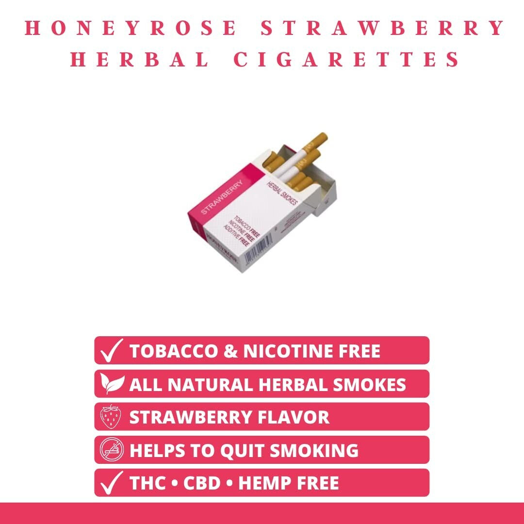 Honeyrose - Strawberry Herbal Sticks 1 Pack of 20